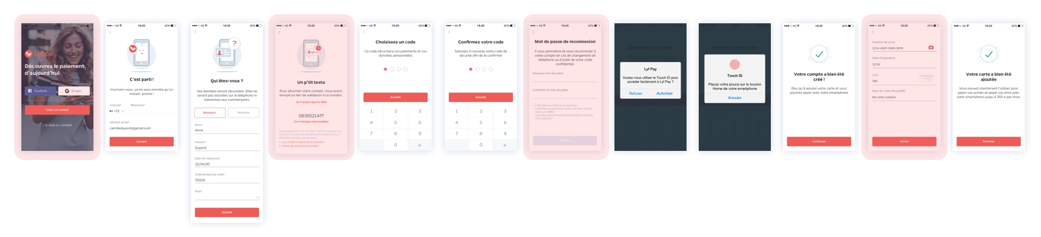 Identifing user drop off points